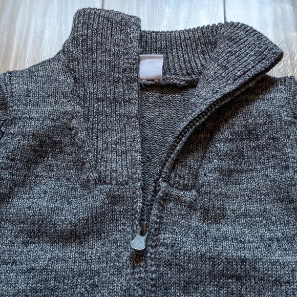 EUC Toddler Boy (4-5Y*) - GAP Mockneck Zip Up Sweater - Picture 2 of 5